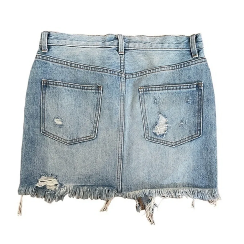 Free people jean skirt size 26‎